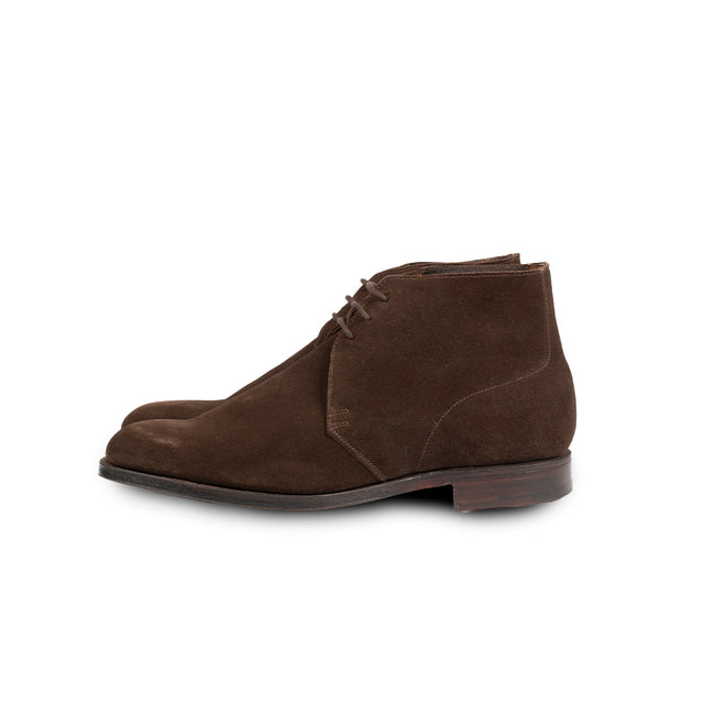 Crockett & Jones - Dark Brown Suede - Chukka