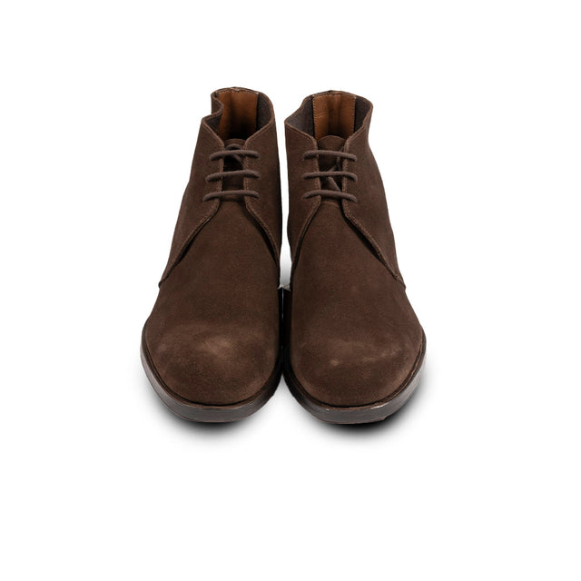 Crockett & Jones - Dark Brown Suede - Chukka