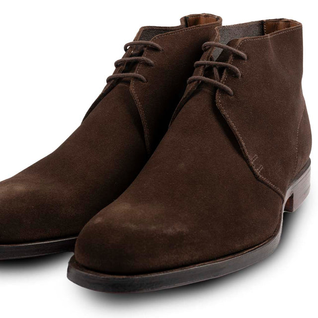 Crockett & Jones - Dark Brown Suede - Chukka