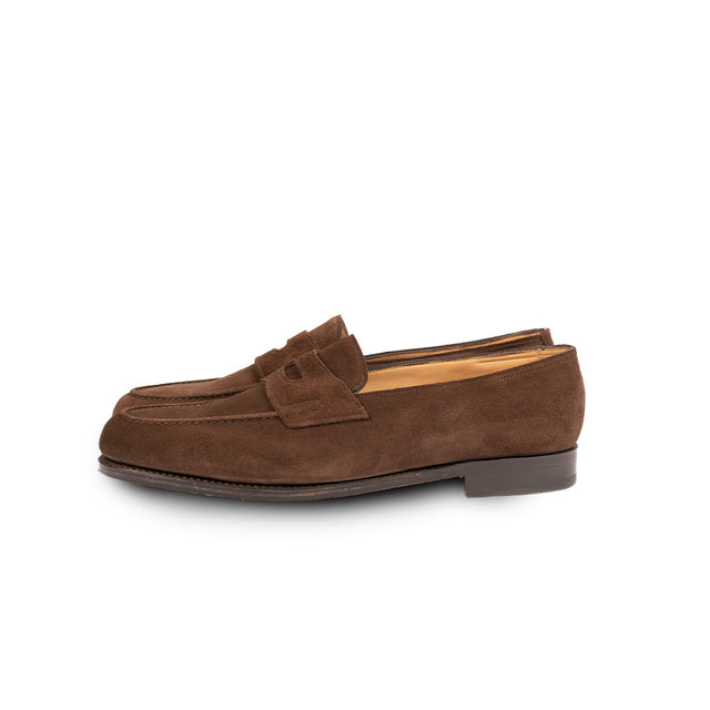 JOHN LOBB - Mocassino LOPEZ Suede - dark brown