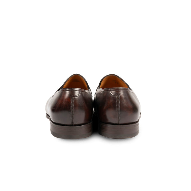 JOHN LOBB - Mocassino LOPEZ MUSEUM CALF - dark brown