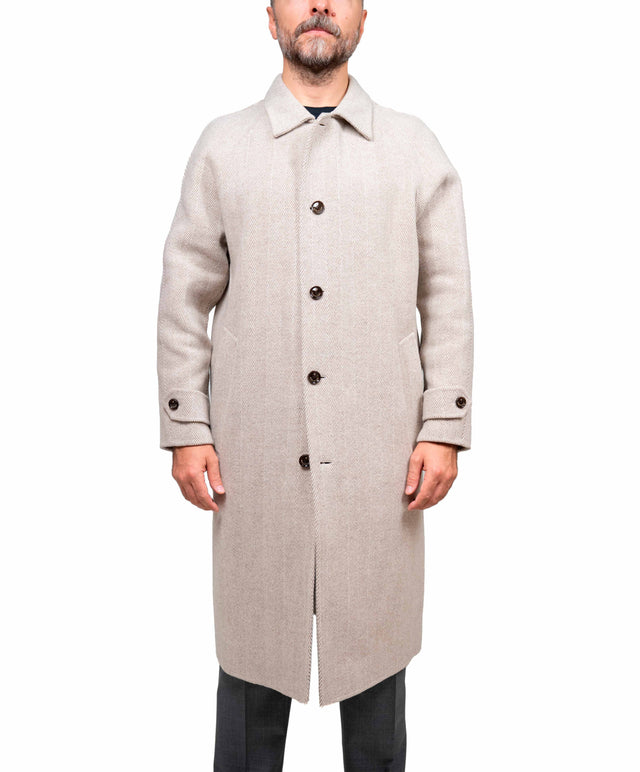 Montecore - Cappotto over cashmere - color beige