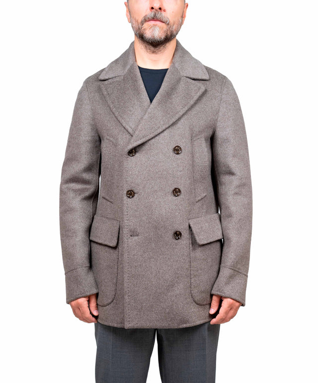 Montecore -  caban cashmere colore tabacco