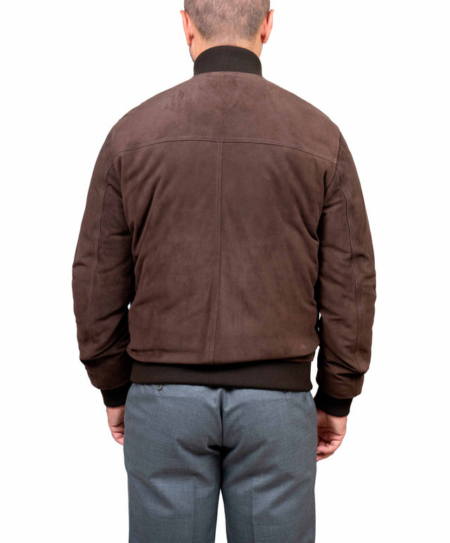 Valstar - Valstarino imbottito camoscio color marrone scuro