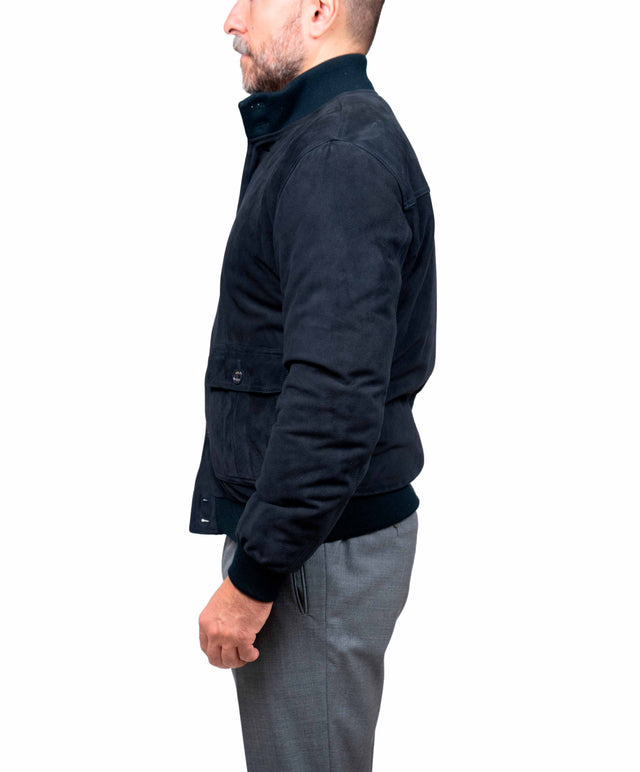 Valstar - Valstarino imbottito camoscio colore blu