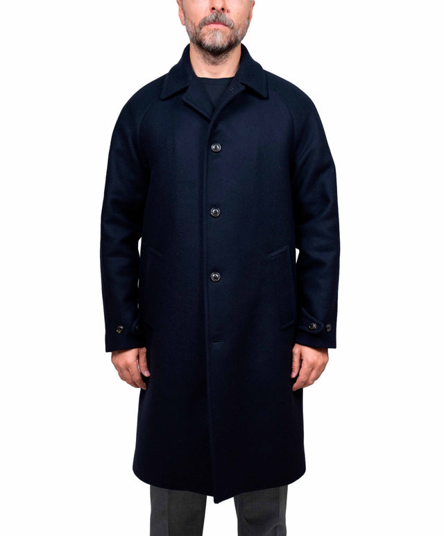 Valstar - cappotto over lana color blu