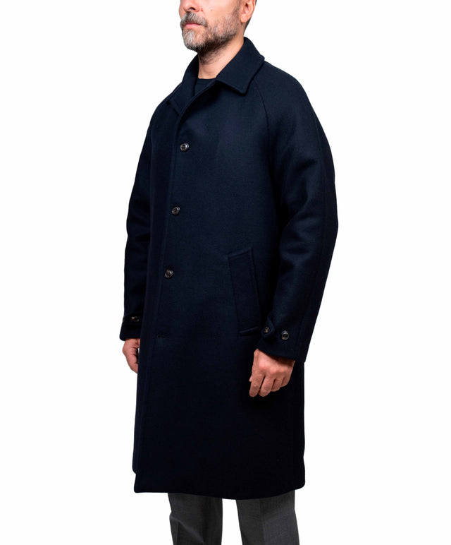 Valstar - cappotto over lana color blu