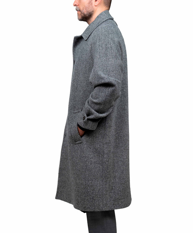 Valstar - cappotto over lana colore grigio medio