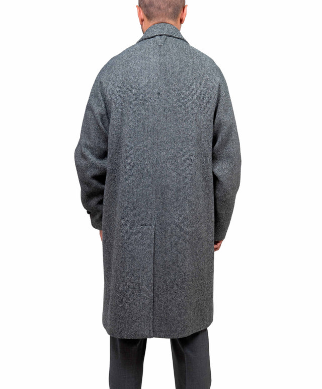 Valstar - cappotto over lana colore grigio medio