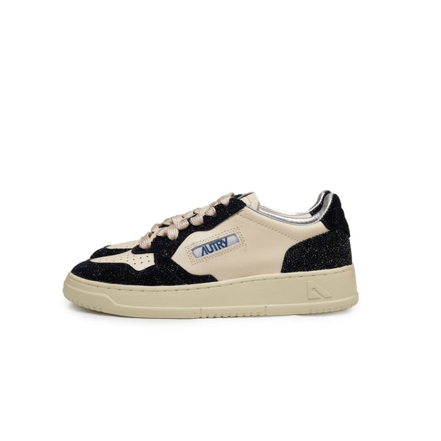 Sneaker Autry - MEDALIST LOW GLITTER BLU