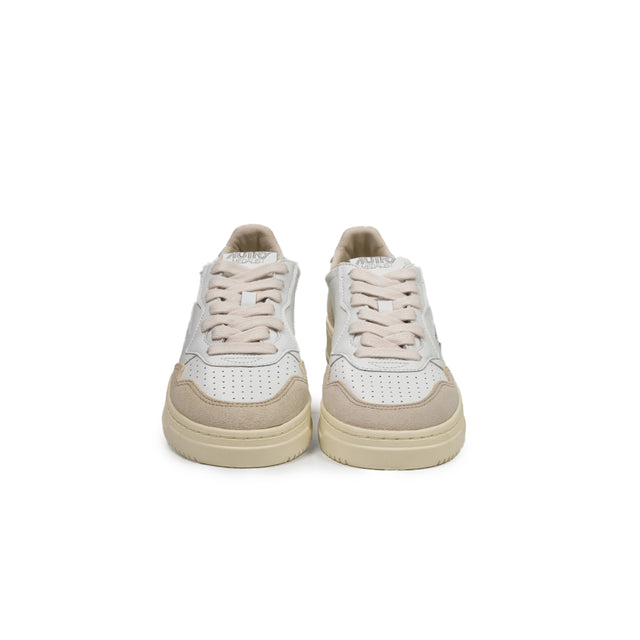 Sneaker Autry - MEDALIST LOW bianche e argento