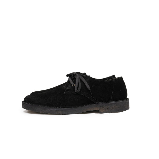 Mocassini Doppia A - Scarpe derby in camoscio nero
