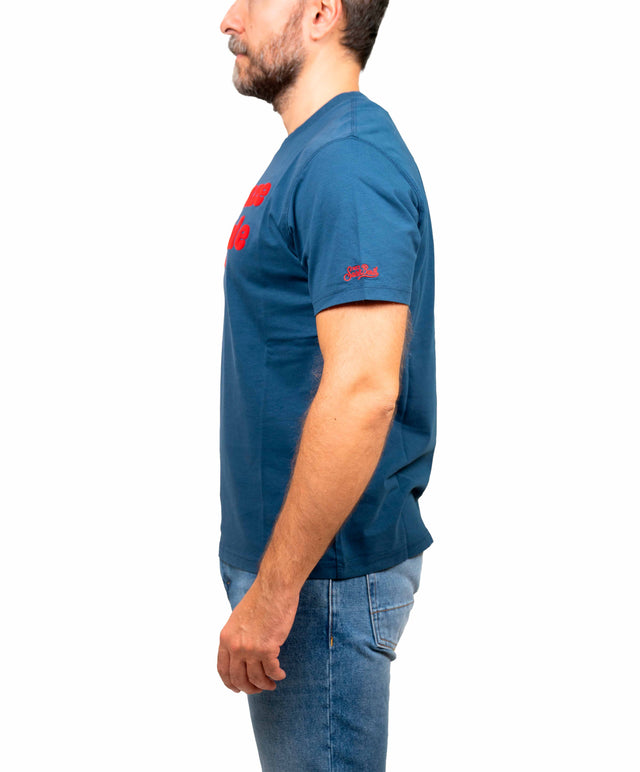 Saint Barth t-shirt “vacanze di natale”, blu