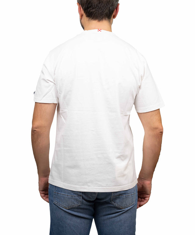 Saint Barth t-shirt “Nella vita ci vuole classe”, bianca