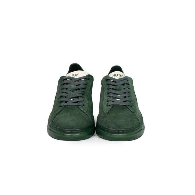 Sneaker Autry  - Dallas low in pelle e suede verde inglese