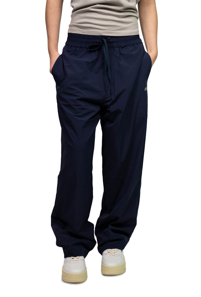 Autry donna abbigliamento. Pantaloni nylon jogging blue