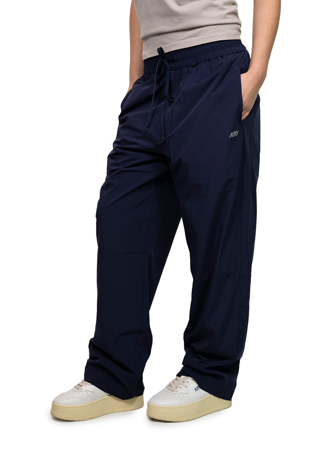 Autry donna abbigliamento. Pantaloni nylon jogging blue