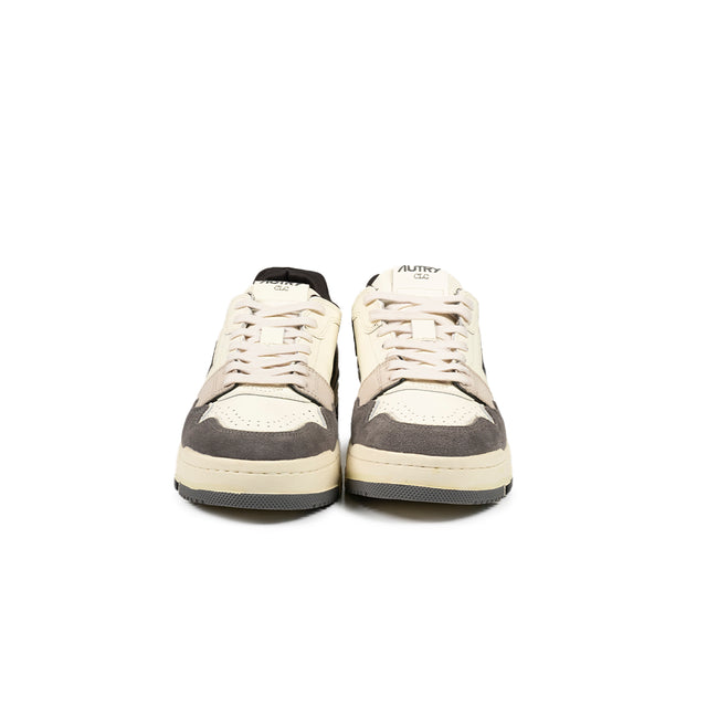 Sneakers Autry - CLC Low in pelle e Suede (Bianco, Nero, Grigio scuro e Grigio chiaro)