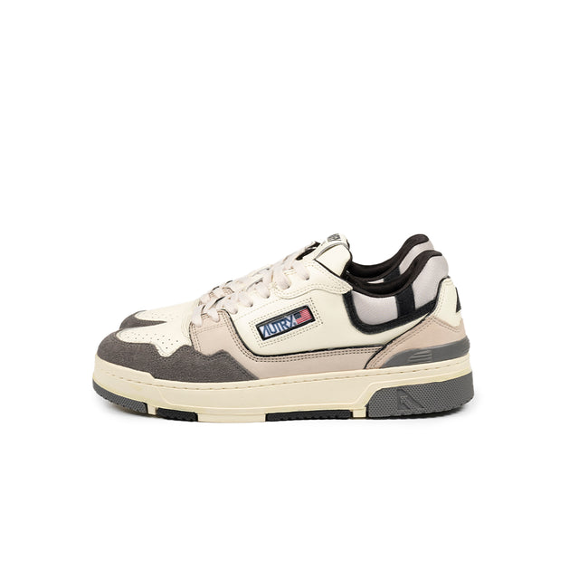 Sneakers Autry - CLC Low in pelle e Suede (Bianco, Nero, Grigio scuro e Grigio chiaro)