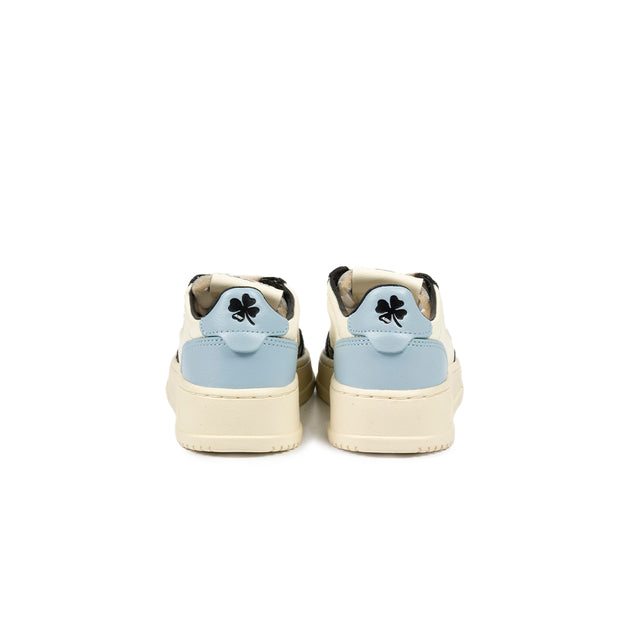 Sneakers Autry - AutryKIDS in pelle (Bianco, Nero e Azzurro)