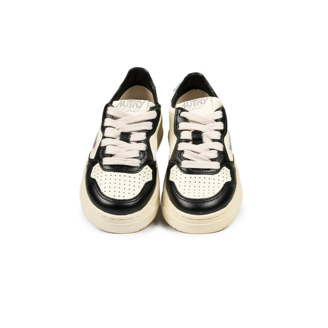 Sneakers Autry - AutryKIDS in pelle (Bianco, Nero e Azzurro)