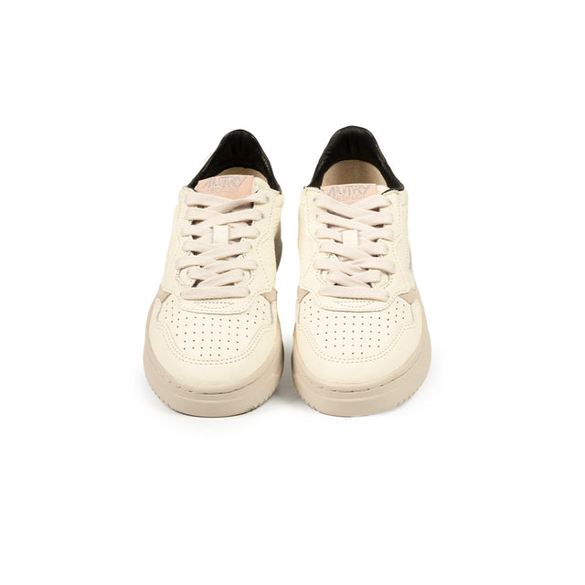 Sneakers Autry - Medalist Low Elefant (bianco, Beige e Argento)