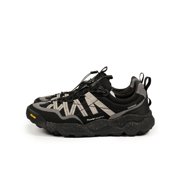 Sneakers Flower Mountain - IWANO 2 UNI - Sneakers in suede e tessuto tecnico - Antracite - Nero