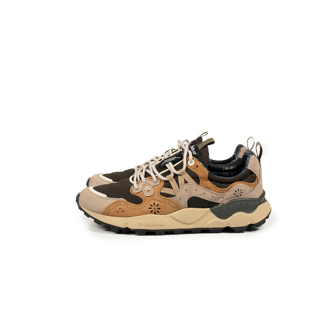 Sneakers Barbour x Flower Mountain - Yamano 3 suede e Nylon Multicolore