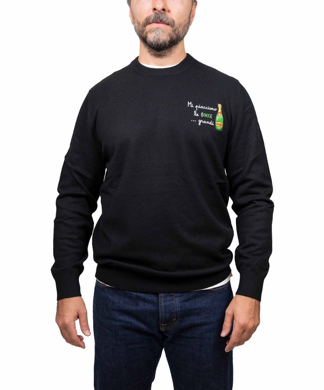 Saint Barth maglione - mi piacciono grandi, nero