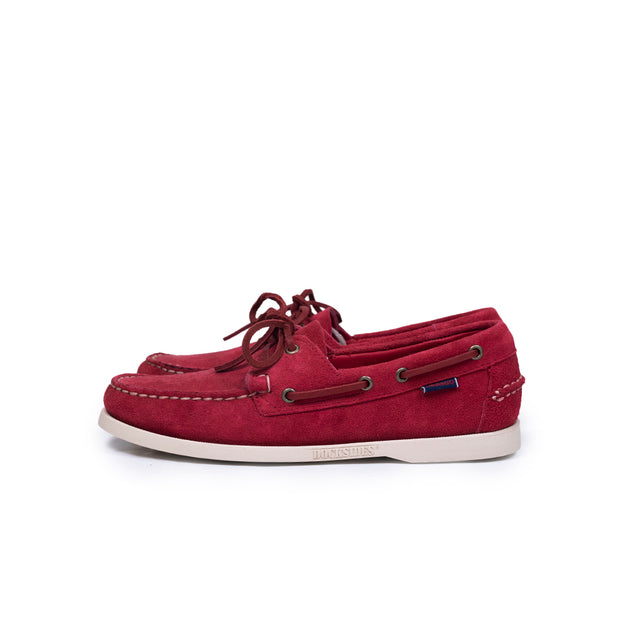 Mocassino Docksides Portland Flash out sebago rosso