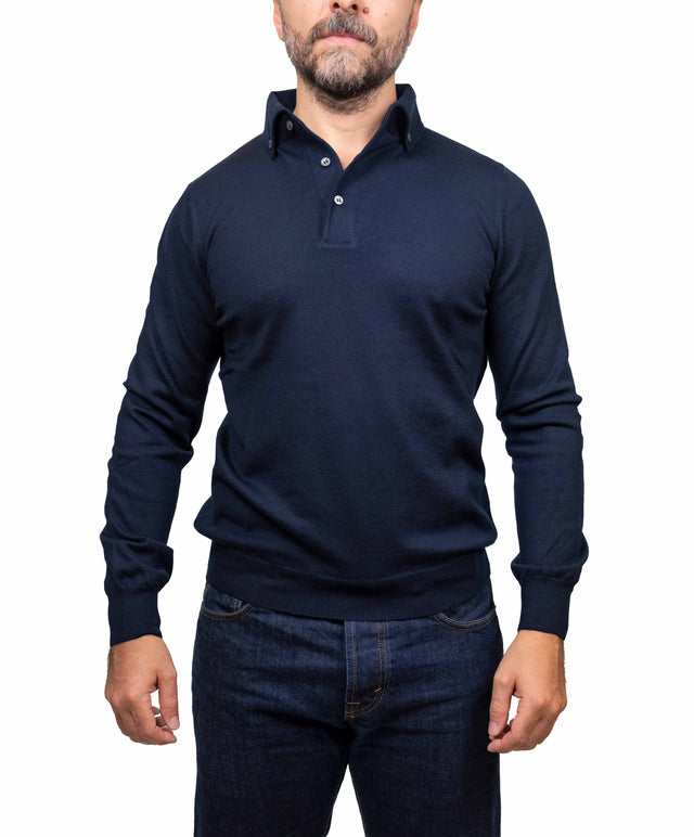 Gran Sasso maglione - polo, blu