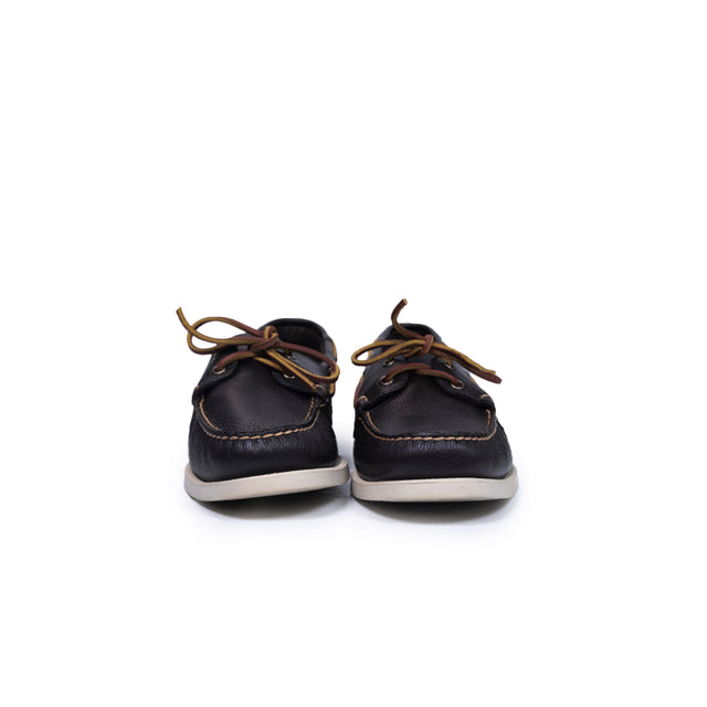 Mocassino Docksides Portland sebago martellato marrone scuro