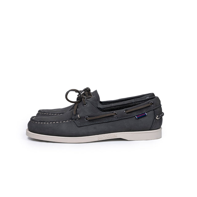Mocassino Docksides Portland nabuck sebago grigio