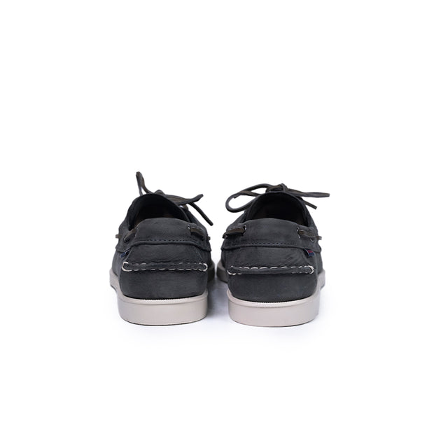 Mocassino Docksides Portland nabuck sebago grigio