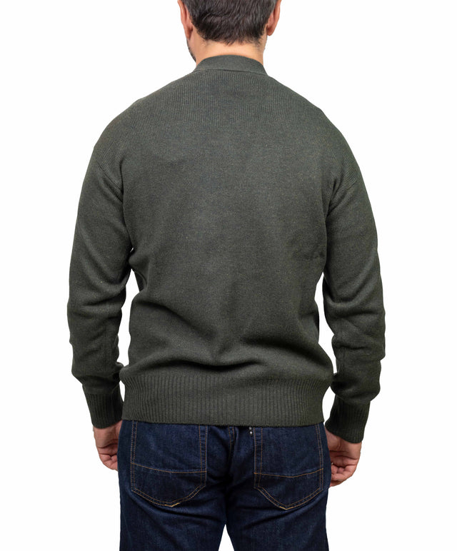 Gran Sasso maglione - cardigan, verde militare