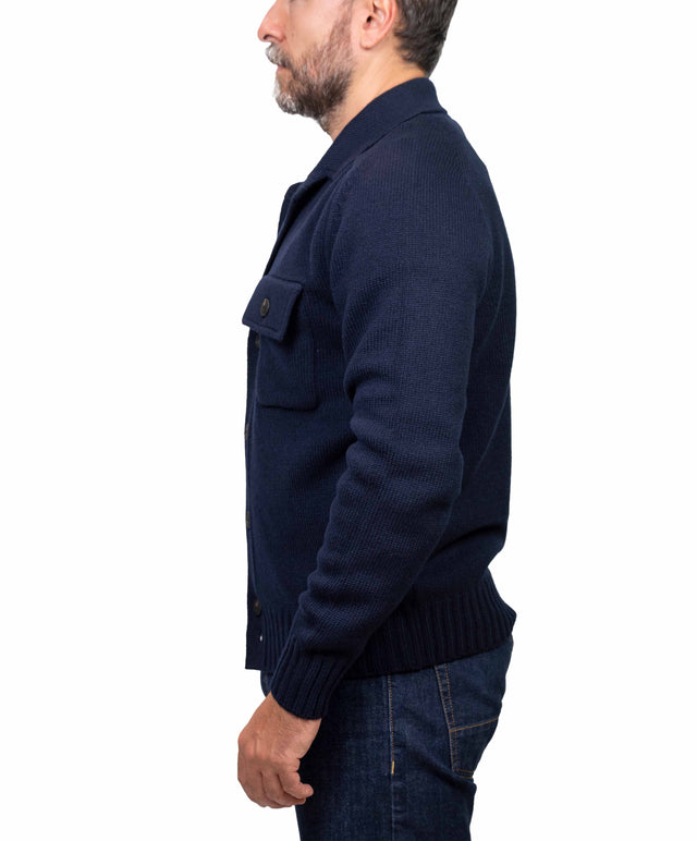 Gran Sasso maglione - work jacket, blu