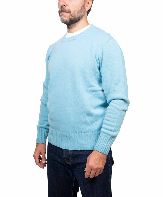 Doppia A maglione - girocollo, azzurri chiaro