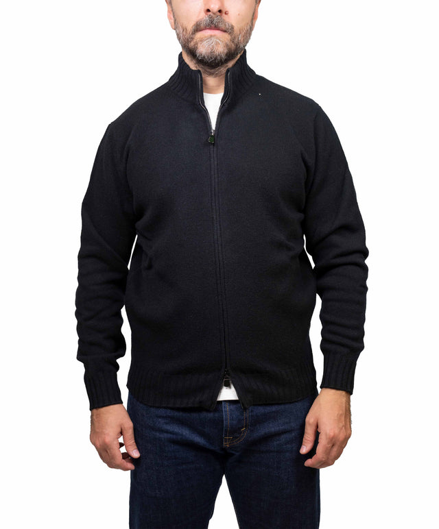 Filippo De Laurentis - bomber zip, nero