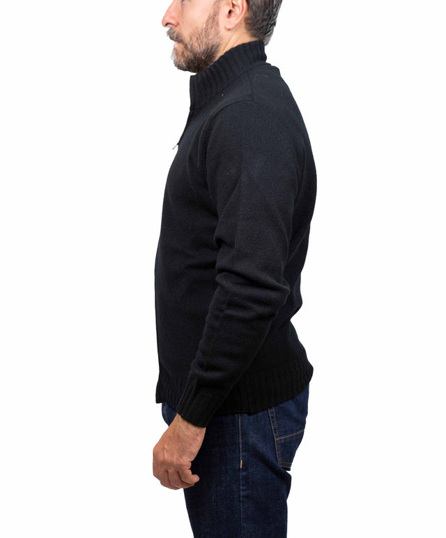 Filippo De Laurentis - bomber zip, nero