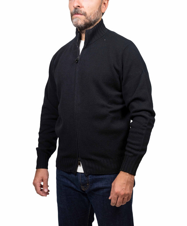 Filippo De Laurentis - bomber zip, nero