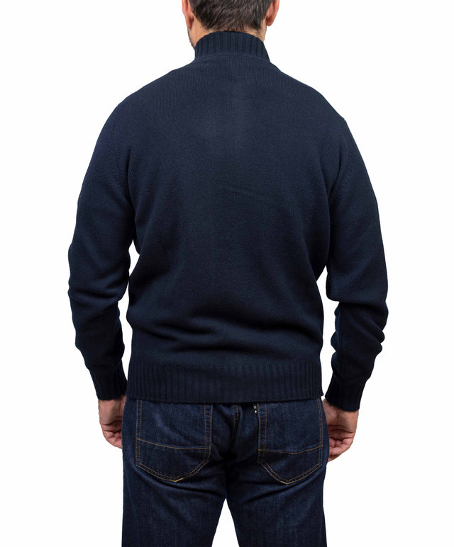Filippo De Laurentis - bomber zip, blu