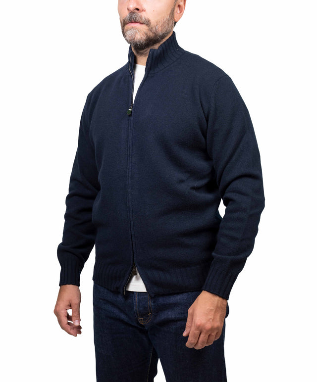 Filippo De Laurentis - bomber zip, blu