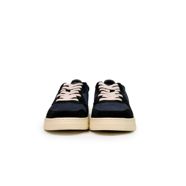 Sneaker Autry - Medialist low total suede tricolore. (blu, nere e grigie)