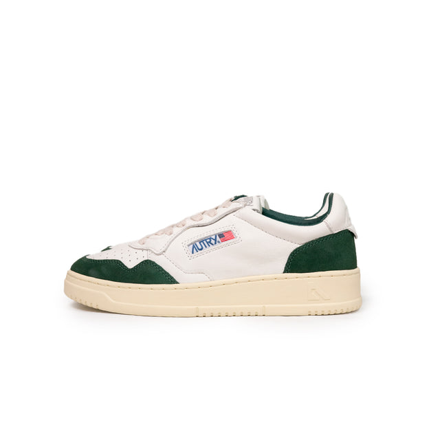 Sneaker Autry - Medialist low in pelle e suede verdi