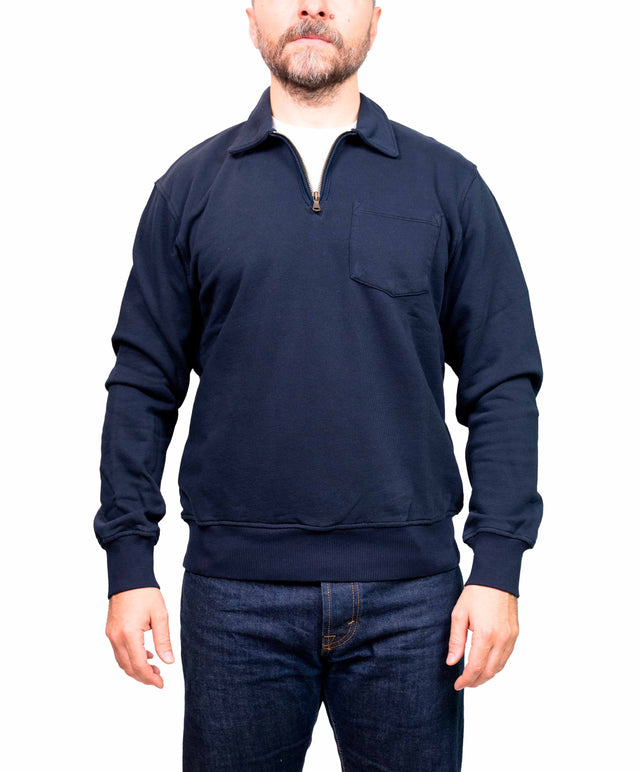 Y Piazza San Carlo 176 - Il salotto di Torino - Felpa mezza zip blu