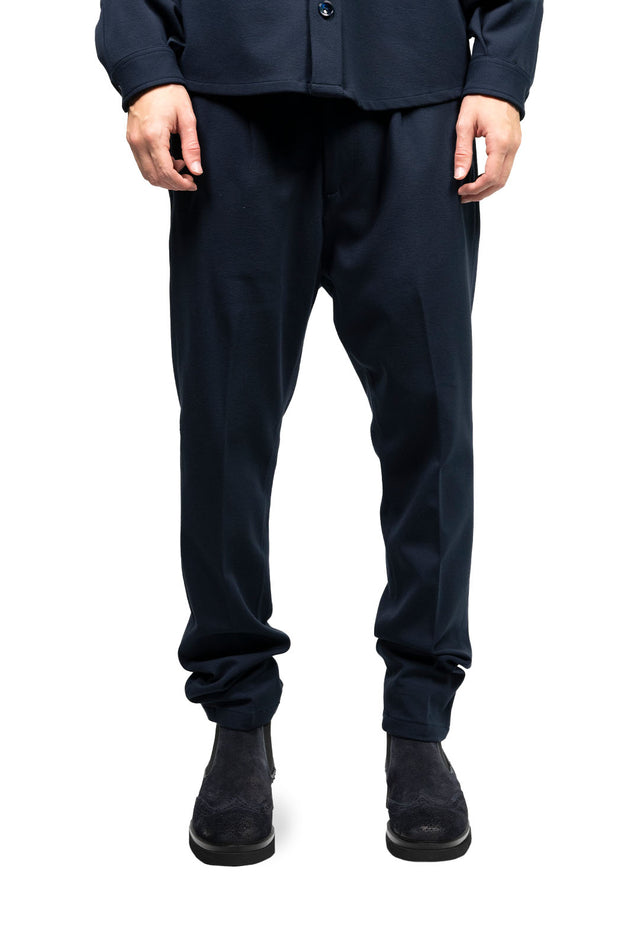 Cruna pantalone - Jogger jersey blu