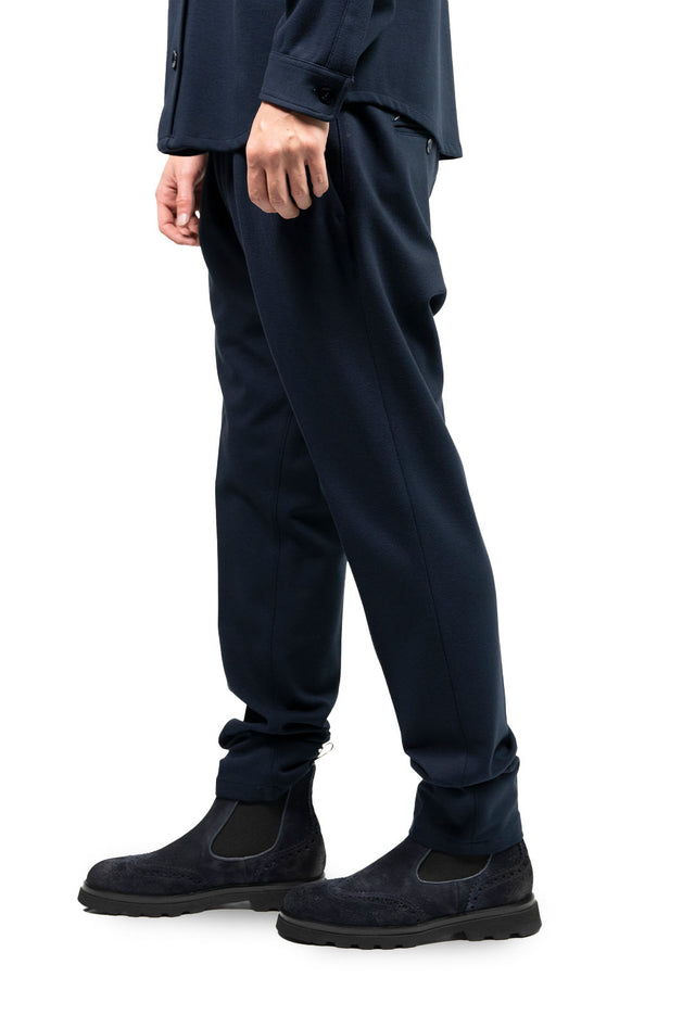 Cruna pantalone - Jogger jersey blu