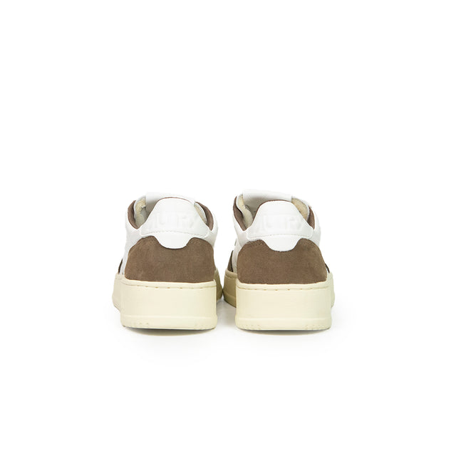 Sneakers Autry - Medalist Low goat suede wht/street marrone