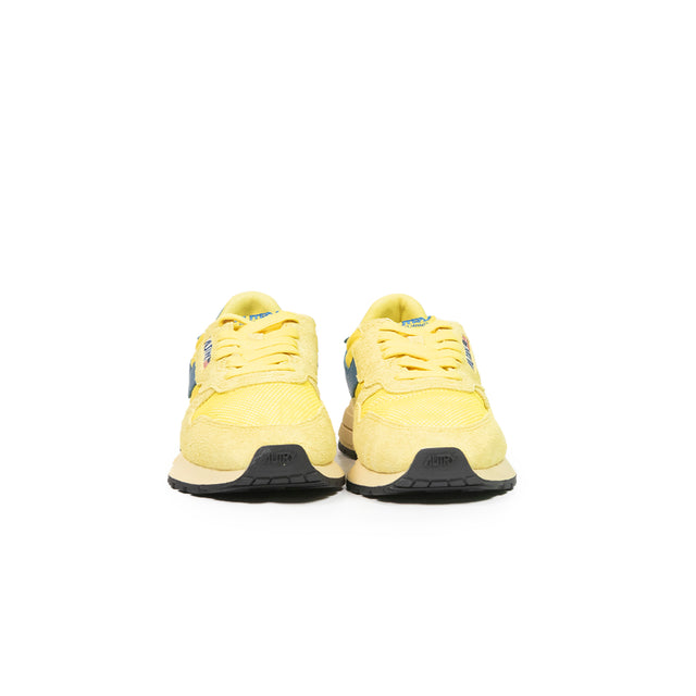 Sneaker Autry - Reelwind low wom suede/net giallo e blu