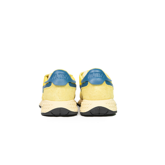 Sneaker Autry - Reelwind low wom suede/net giallo e blu